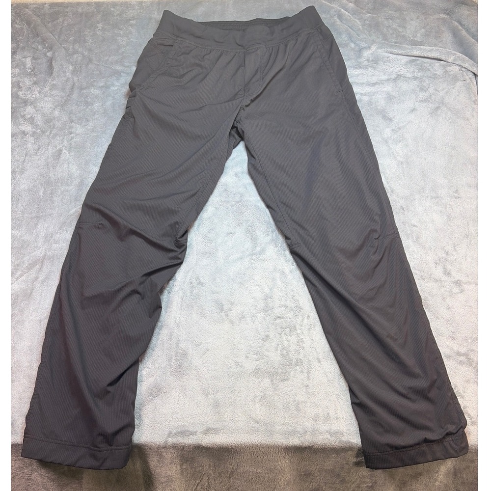 Lululemon Mens ABC Pant Gray Pinstripe Textured Jogger XL Regular Inseam 31